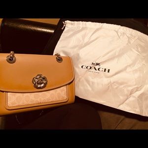 Coach Canvas Parker Shoulder Bag